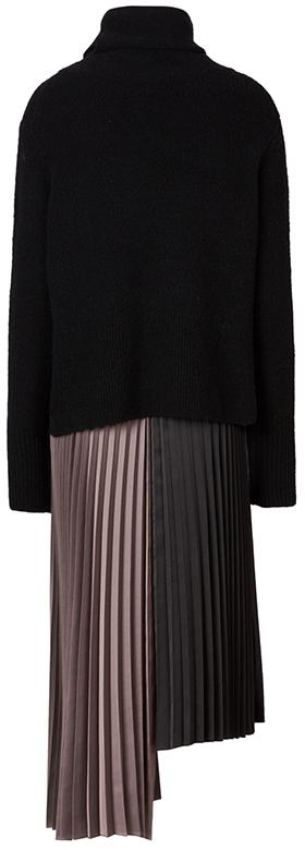 Warm winter dresses - ALLSAINTS two-piece sweater & dress | 40plusstyle.com