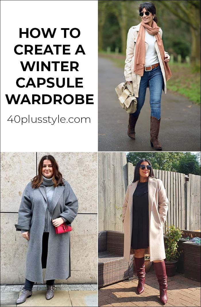 How to create the perfect winter capsule wardrobe to keep you cozy and chic in colder weather | 40plusstyle.com