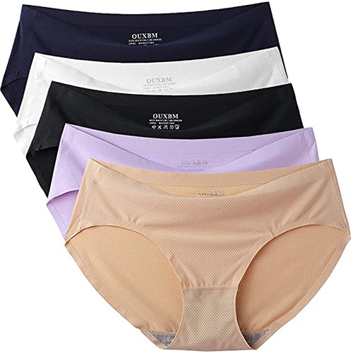OUXBM no show low rise hipster panties | 40plusstyle.com