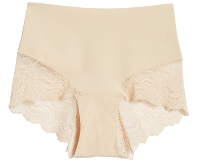 No show underwear - SPANX Undie-tectable lace hi-hipster panties | 40plusstyle.com