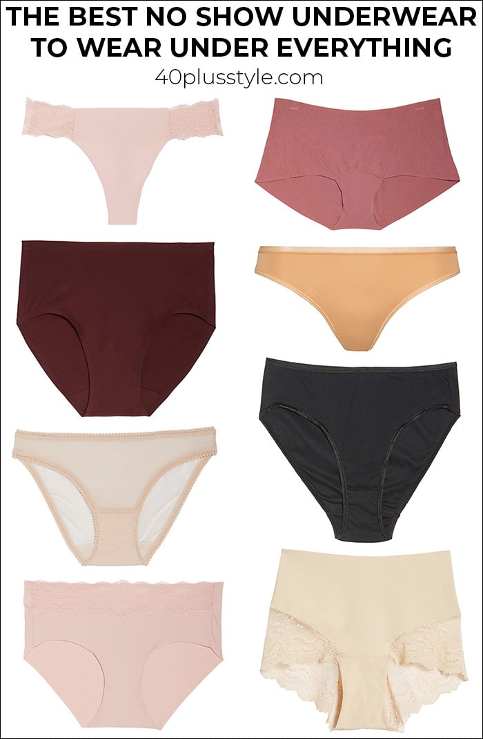 How to avoid visible panty lines: The best no show underwear to wear under everything | 40plusstyle.com