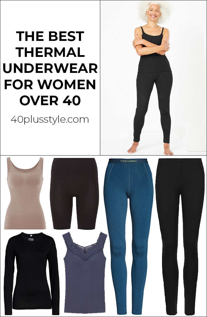 The best thermal underwear for women to wear under everything when the temperature dips | 40plusstyle.com