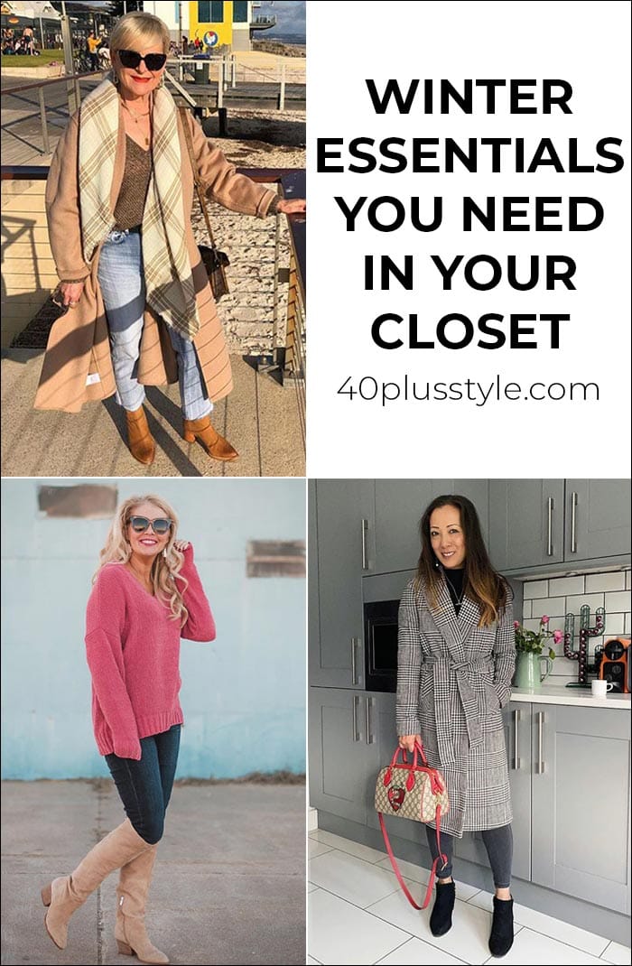 All the winter essentials you need in your closet this year | 40plusstyle.com