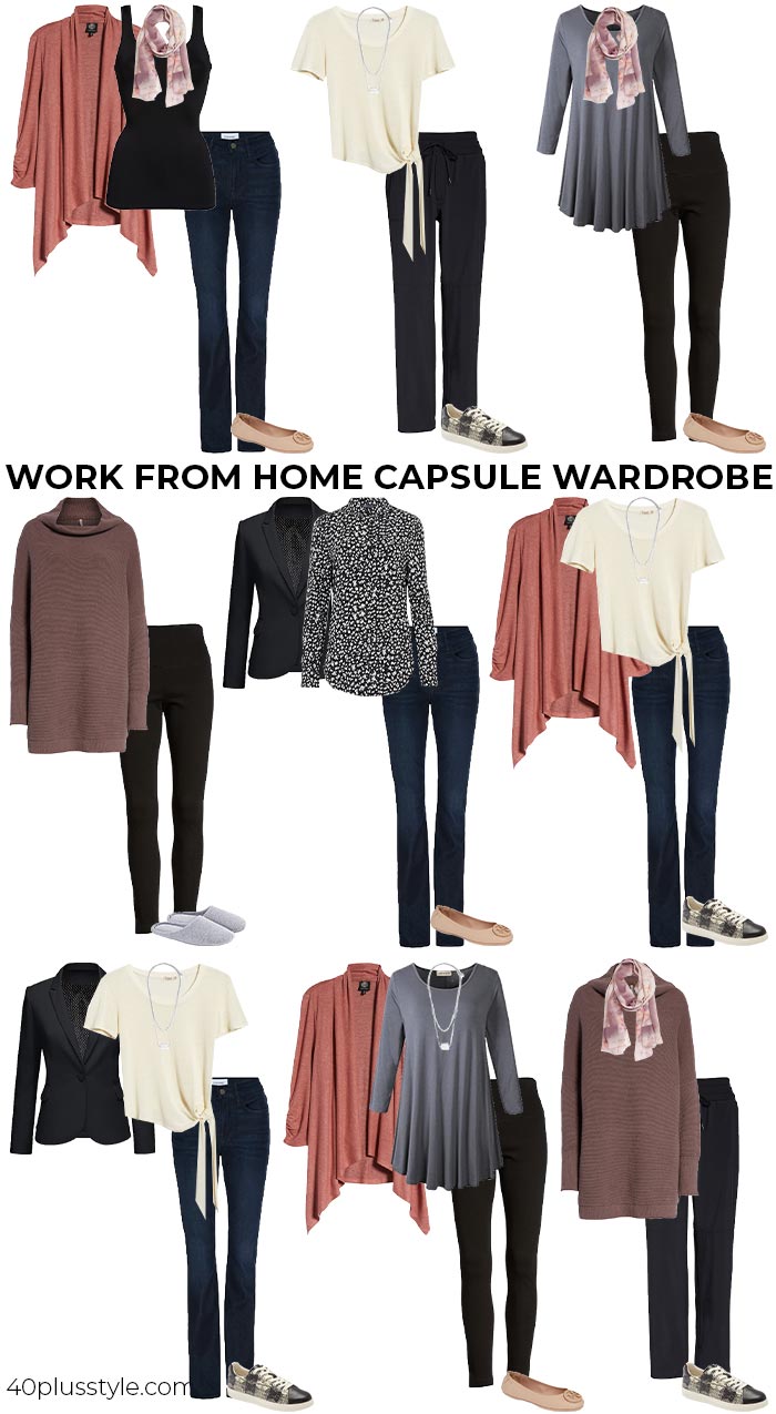 A work from home capsule wardrobe | 40plusstyle.com