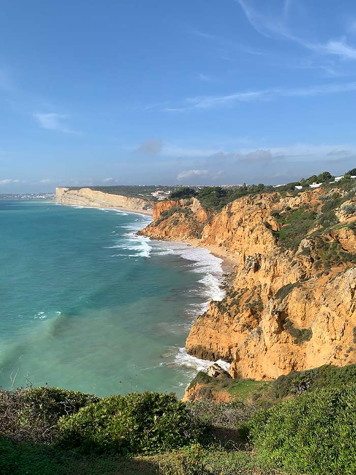 The Portuguese coastline in the Algarve. Will it be part of your best year ever? | truepotentialacademy.com