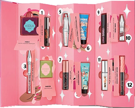 Beauty advent calendars - benefit Shake Your Beauty 12 Day Advent Calendar | 40plusstyle.com