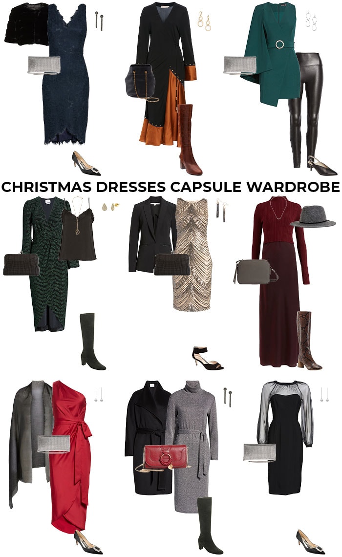 Christmas dresses capsule wardrobe | 40plusstyle.com