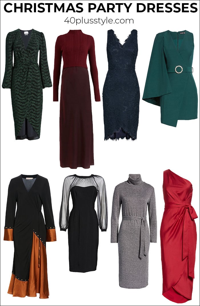 Stunning Christmas party dresses for every budget: From casual chic to super glam | 40plusstyle.com