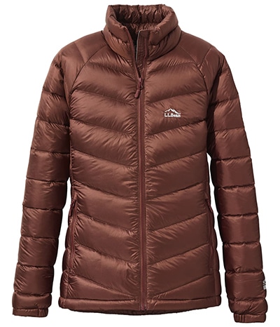 L.L.Bean ultralight water resistant 850 power down jacket | 40plusstyle.com