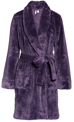 Nordstrom short robe Textured Short Robe | 40plusstyle.com