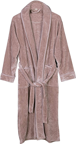 NY Threads Shawl Collar Soft Plush Robe | 40plusstyle.com