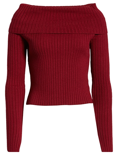 Lulus off the shoulder sweater | 40plusstyle.com