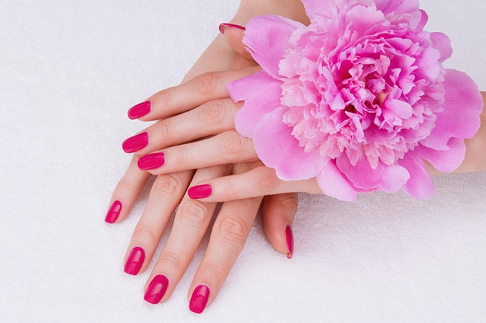 Pink nail polish | 40plusstyle.com