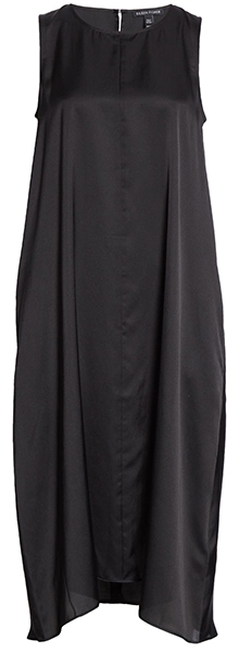 Eileen Fisher silk blend shift dress | 40plusstyle.com