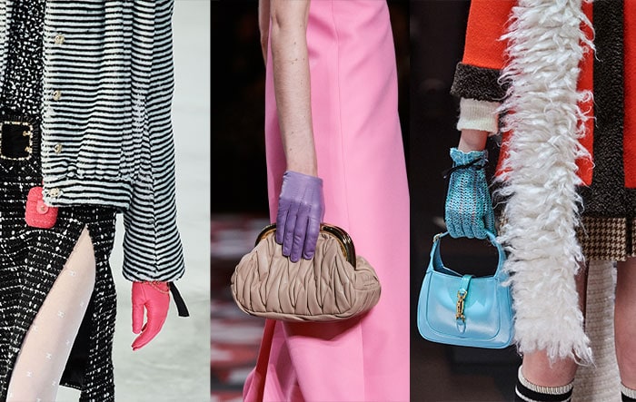 How to wear gloves as a stylish accessory for winter - Colored Gloves | 40plusstyle.com