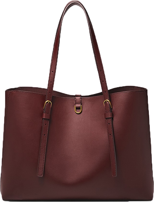 Fossil Kier Cactus leather tote | 40plusstyle.com