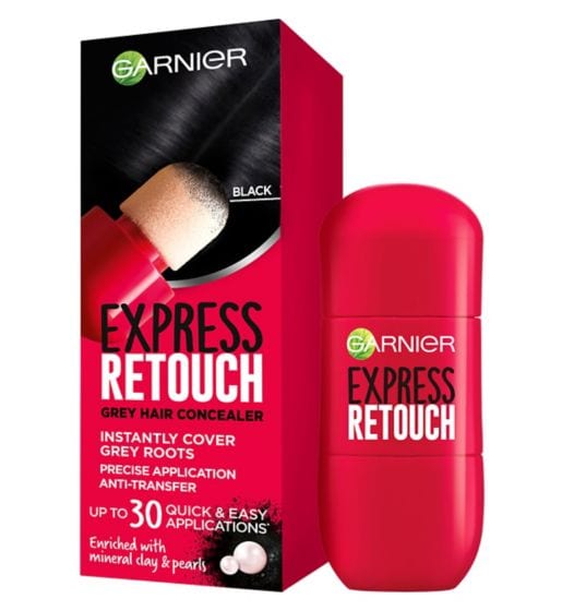 Garnier Hair Color Express Retouch Gray Hair Concealer | 40plusstyle.com