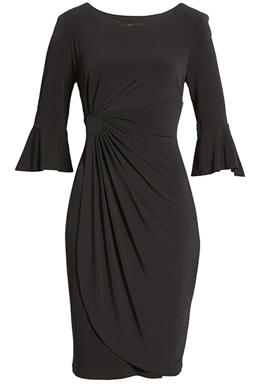 perfect little black pleat dress | 40plusstyle.com | 40plusstyle.com