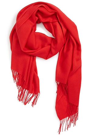 Nordstrom wool & cashmere scarf | 40plusstyle.com