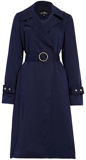 Sam Edelman belted trench coat | 40plusstyle.com