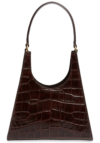 STAUD leather shoulder bag | 40plusstyle.com