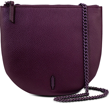 Thacker leather saddle crossbody bag | 40plusstyle.com