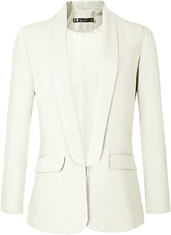 Urban CoCo open front blazer | 40plusstyle.com