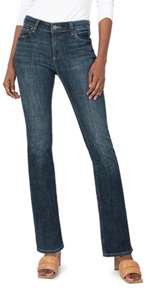 KUT from the Kloth Natalie mid rise bootcut jeans | 40plusstyle.com