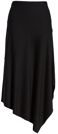 Wardrobe essentials - Lyssé handkerchief hem midi skirt | 40plusstyle.com
