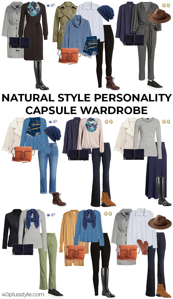 A natural style personality capsule wardrobe | 40plusstyle.com