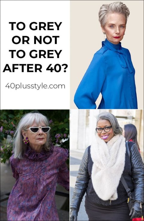 Should you go grey after 40? Pros and cons of going grey