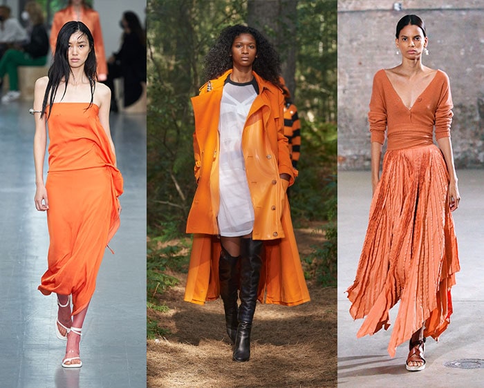 Fashion color trends 2021 - orange | 40plusstyle.com