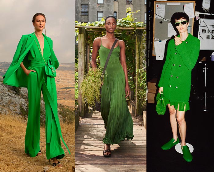 Color trends for spring - green | 40plusstyle.com