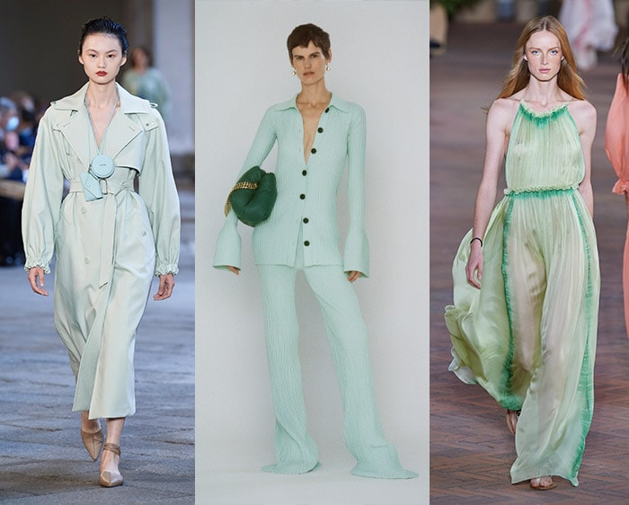 Fashion color trends - minty green | 40plusstyle.com