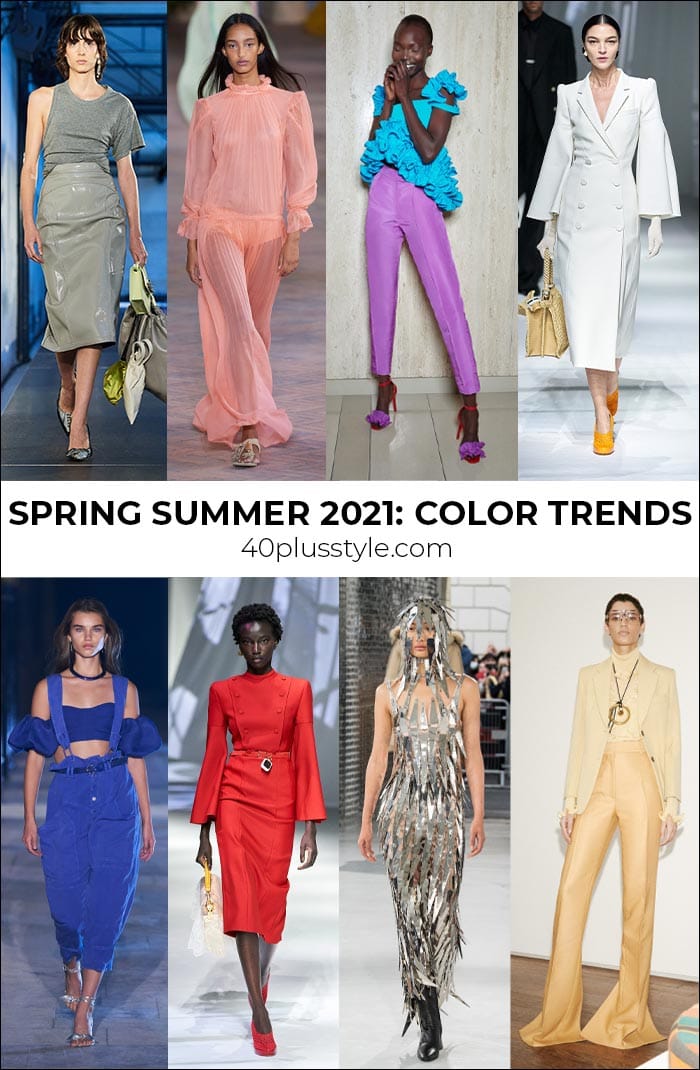 Fashion color trends 2021 - the best colors and neutrals to wear for spring and summer | 40plusstyle.com