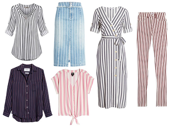vertical stripes to help you look taller and slimmer | 40plusstyle.com