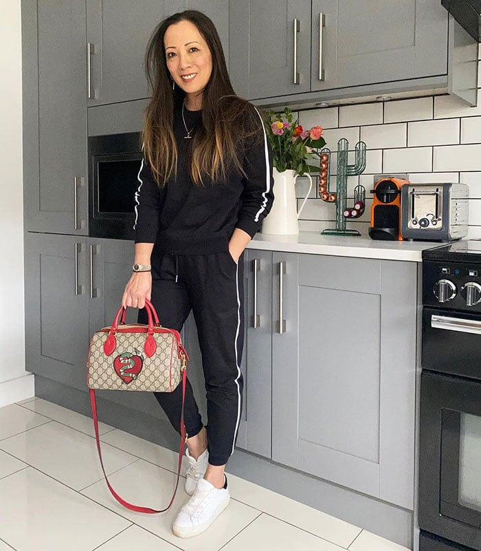 Abi in a tracksuit | 40plusstyle.com