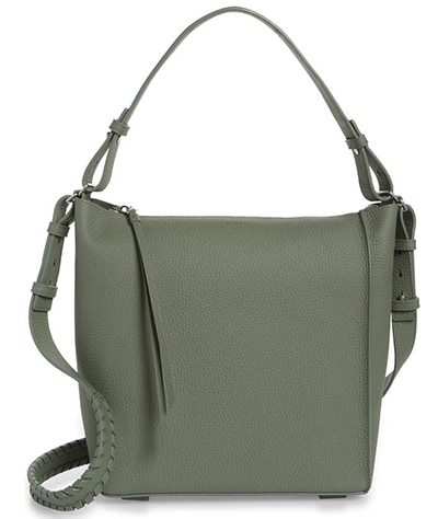 ALLSAINTS Kita Leather Shoulder/Crossbody Bag | 40plusstyle.com