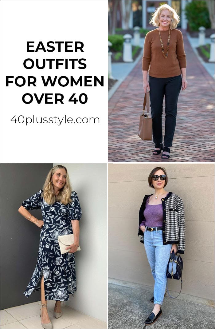 Easter outfits you will love - no matter how you are spending your Easter weekend | 40plusstyle.com