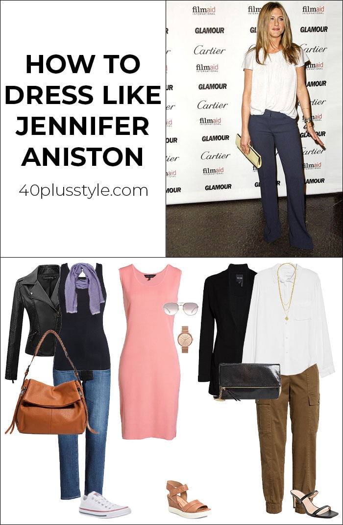 How to dress like Jennifer Aniston | 40plusstyle.com