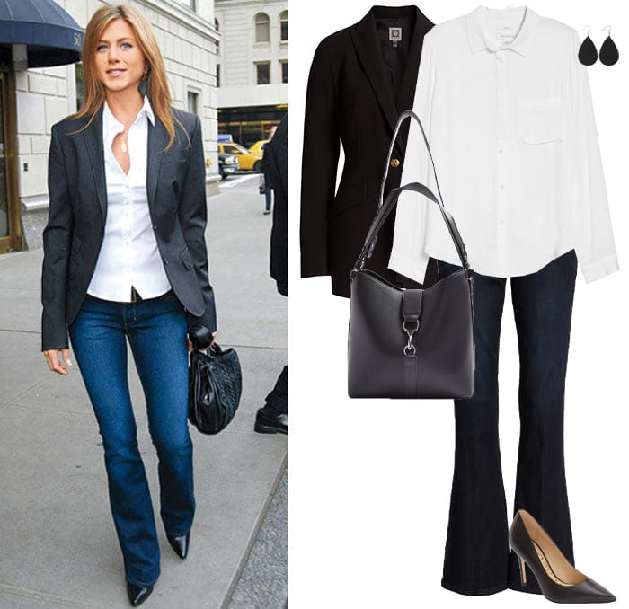 Jennifer Aniston style outfit for less | 40plusstyle.com