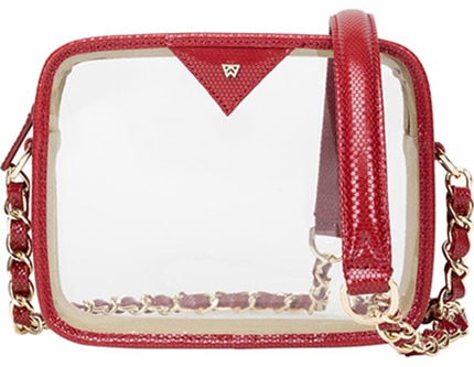 Kelly Wynne Clear Mingle Mingle Mini Crossbody Bag | 40plusstyle.com