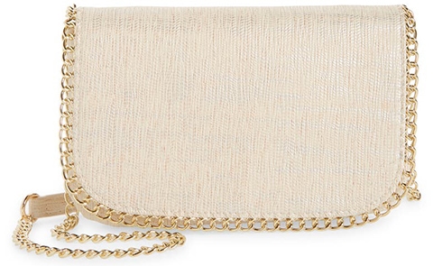 Nordstrom Bianca Faux Leather Wallet on a Chain | 40plusstyle.com