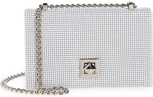 Whiting & Davis Mesh Crossbody Bag | 40plusstyle.com