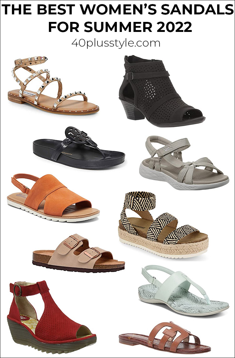 The best women's sandals this summer | 40plusstyle.com