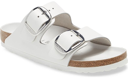 Best women's sandals - Birkenstock Arizona Hex Slide Sandal | 40plusstyle.com