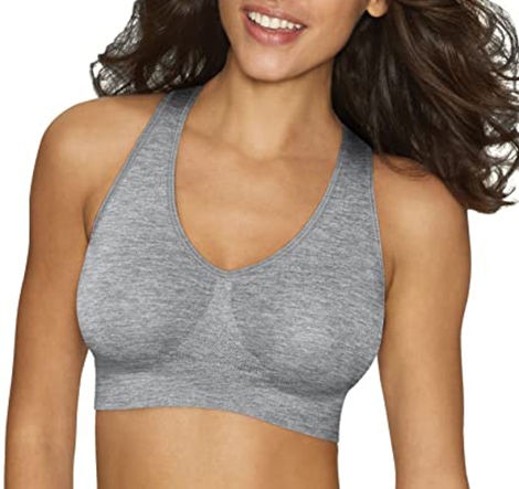 Hanes Get Cozy pullover ComfortFlex fit wire-free bra | 40plusstyle.com