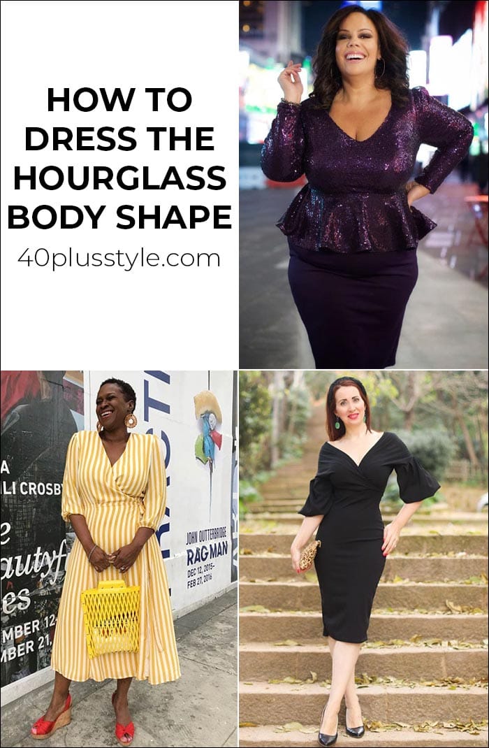 How to dress the hourglass body shape | 40plusstyle.com