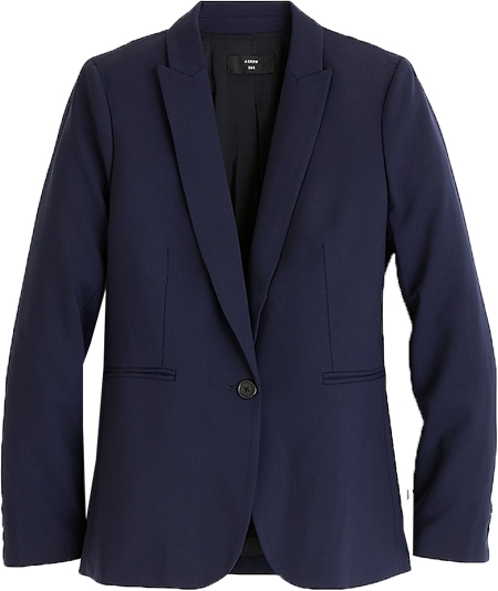 J.Crew blazer in Italian stretch wool | 40plusstyle.com