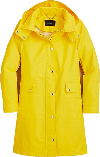 J.Crew classic raincoat | 40plusstyle.com